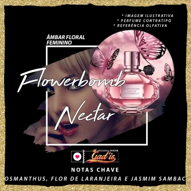 Perfume Similar Gadis 1056 Inspirado em Flowerbomb Nectar Contratipo